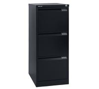 Armario para archivadores colgantes, de 1 vía BISLEY, 3 cajones, DIN A4