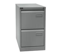 Armario para archivadores colgantes LIGHT, de 1 vía BISLEY, 2 cajones, DIN A4