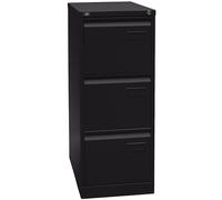 Armario para archivadores colgantes LIGHT, de 1 vía BISLEY, 3 cajones, DIN A4