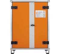 Armario para baterías de seguridad para sistema de alarma de incendios CEMO, A x P 830 x 660 mm
