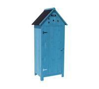 Armario para jardin " cabanon" - 77 x 54.5 x 179 cm - azul cielo