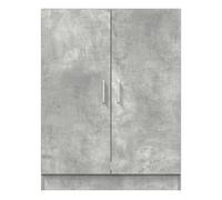 Armario para lavadora dila 2 puertas gris oscuro 91,5x70,5x71,5 cm