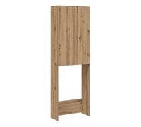 Armario para lavadora pica 2 puertas roble 190x64x25,5 cm