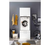 Armario Para Lavadora Secadora Construcción Estable 67 Cm Blanco Clara Respekta