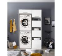Armario Para Lavadora Secadora De Ropa 117 Cm Blanco Clara Respekta