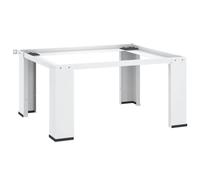 Armario para lavadora y secadora de 64 x 55 x 32,5 cm, lavadora básica nd con capacidad de carga de 100 kg, color blanco, para debajo del gabinete, construcción HPL para uso doméstico