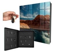 Armario para Llaves 30x30 cm Emociones acuáticas Puerta Izquierda Negro