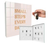 Armario para Llaves 30x30 cm Motivación Cada día Puerta Derecha Blanco