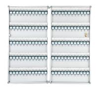 Armario para llaves, caja de metal para guardar llaves, sistema de gestión de llaves, caja de seguridad para llaves de aleación de aluminio, portallaves seguro, armario para llaves con cerradura