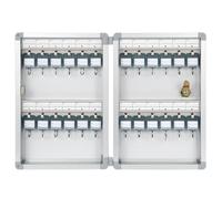 Armario para llaves, caja de metal para guardar llaves, sistema de gestión de llaves, caja de seguridad para llaves de aleación de aluminio, portallaves seguro, armario para llaves con cerradura