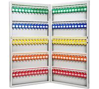Armario para Llaves Cerradura Organizador de Llaves con combinación para Grandes lotes de automóviles y Empresas, gabinete Grande de Acero para Llaves montado en la Pared, 72/96/120/150 llav