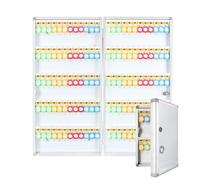 Armario para Llaves da Parete, Caja Llaves Organizzato con Capacità da 32 a 120 Chiavi per Casa, Ufficio e Uso Commerciale(40x78x5cm/15x30x1.9in)