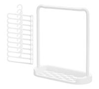 Armario para muñecas Muebles de plástico para casa de muñecas, Incluye Perchero y 10 miniperchas, Almacenamiento de Ropa para para organizar y exhibir