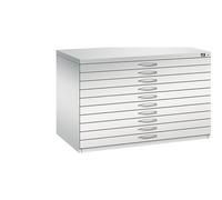 Armario para planos C+P, DIN A1, 10 cajones, altura 760 mm