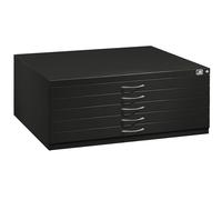 Armario para planos C+P, DIN A1, 5 cajones, altura 420 mm