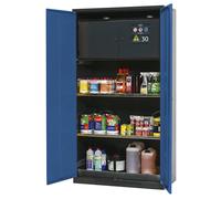 Armario para productos químicos asecos, puerta cerrada, con caja para sustancias peligrosas tipo 30