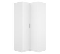 Armario para ropa Emax (L x An x Al: 95 x 96,9 x 203,5 cm, Blanco, Rinconero)