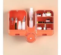 Armario Pared Cocina Estrecho Separador Extraíble Armario Cocina Pared Pequeño Tirador de Goma Suave Ideal para Casas y Apartamentos Pequeños(Orange)