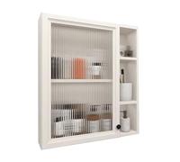 Armario Pared Colgante Habitación Compartimentos Separados Armario Baño Colgar Pared con Panel Trasero Muebles para Baño Adecuado para Salón, Estudio(B,60 * 15 * 69cm)