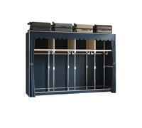 Armario plegable for dormitorio, armario grande de tela con barra for colgar y estantes, armario de almacenamiento portátil, diseño que ahorra espacio for habitaciones pequeñas, dormitorios, apartamen