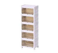 Armario plegable para ropa, prácticos organizadores de ropa con almacenamiento de cubos y varillas colgantes, suministros de organización de dormitorio