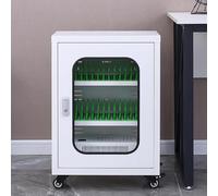 Armario portátil de carga para teléfono celular, estación de carga de teléfono con cerradura, armario móvil para escuela, iglesia, aeropuerto