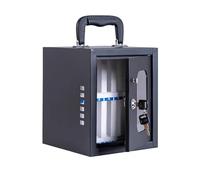 Armario portátil montado en la pared para almacenamiento de teléfono escolar y prisión, 12 soportes para etiquetas para una fácil organización e identificación, ideal para aulas y oficinas