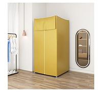 Armario portátil, tienda de campaña para ducha, vestidor portátil, vestuario de privacidad, refugio para acampar al aire libre, playa, inodoro (color: tamaño: 80 x 80 x 200 cm) (amarillo 80 x 80 x 200