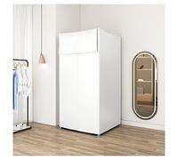 Armario portátil, tienda de campaña para ducha, vestidor portátil, vestuario de privacidad, refugio para acampar al aire libre, playa, inodoro (color: tamaño: 80 x 80 x 200 cm) (blanco 100 x 100 x 200