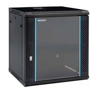 Armario rack 12u phasak, bastidor de pared negro, ideal para servidore