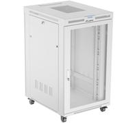 Armario rack 19" Lanberg FF01-8027-23SL 27U 1000x800mm IP20 Gris LCD Termostato