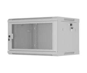 Armario Rack 19" Lanberg WF01-6406-23S 6U Montaje Mural Gris RAL7035 60kg