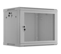 Armario Rack 19" Lanberg WF01-6409-23S 9U 600x450mm Gris Pared Perforado Carga 60kg