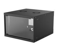 Armario rack 19" Wisząca INTELLINET 714785 6U 540x560mm | Capacidad de carga 50kg | Negro