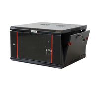 Armario rack 19" Wisząca INTELLINET I-CASE EW-2006BKL 6U 600x450mm | Capacidad de carga 60kg | Negro