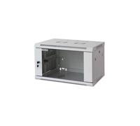Armario rack 19" Wisząca INTELLINET I-CASE EW-2006GL 6U 600x450mm | Capacidad de carga 60kg | Gris