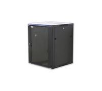 Armario rack 19" Wisząca INTELLINET I-CASE EW-2012BKL 12U 600x450mm | Capacidad de carga 60kg | Negro