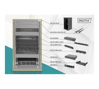 Armario Rack de Pared Digitus 12U 254 mm (10") con Kit de Red Completo