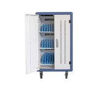 Armario rack de seguridad phask montado con ruedas goma - 30 compart.