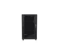 ARMARIO RACK LANBERG 22U 600X600 FLAT PACK PUERTA CRISTAL NEGRO FF01-6622-12B