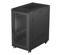 Armario Rack Lanberg FF01-6022-23B 22U 800 kg con ventilación activa y cerradura