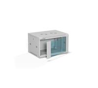 Armario rack mural 19" 6U 600x450, puerta SW-6U-600-450-01-SF