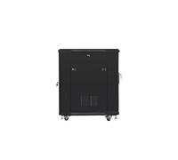 Rack independiente Lanberg FF01-6815-23B 19U 800 kg ventilación y cerradura negro