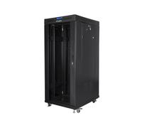Lanberg - FF01-8027-12BL armario rack 27U Rack o bastidor independiente Negro