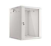 Armario Rack mural Lanberg WF01-6615-10S 15U 19" 60kg IP20 Gris RAL7035 Puerta Cristal