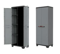 Armario Resina Escoba A 2 Puertas CM.L68xP39xH173 Muebles Casa Jardín