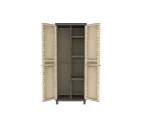 ARMARIO RESINA ESCOBERO SAHARA 181X68X39 CM - JOBGAR PLÁSTICOS, SL - Beige - Entrada - 181x68x39 cm