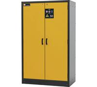 Armario resistente al fuego de tipo 30 para sustancias peligrosas asecos, de 2 puertas, anchura 1164 mm