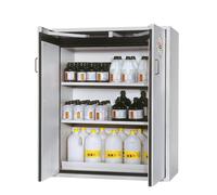 Armario resistente al fuego de tipo 90 para sustancias peligrosas asecos, de 2 puertas, H x A x P exteriores 1298 x 1200 x 615 mm