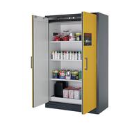 Armario resistente al fuego para sustancias peligrosas FM/UL/ULC/tipo 90 asecos, 2 puertas, H x A x P 1953 x 1193 x 615 mm